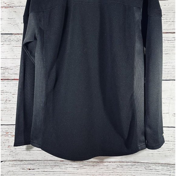 Reebok Pittsburgh Penguins Fleece Jacket Sz XL Black Quarter Zip Hockey Pens - Picture 8 of 12